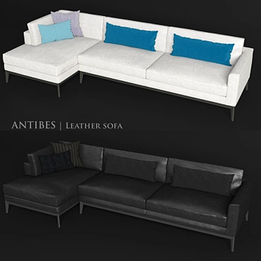 ANTIBES | Leather Corner Sofa