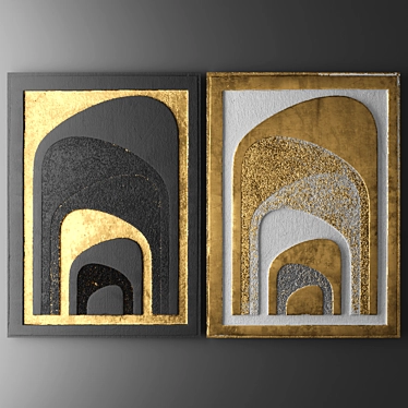 Custom 3D Wall Art: Handcrafted Panel 3D model image 1 