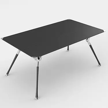 Luxurious Leather-Topped Codutti Genesis Table 3D model image 1 