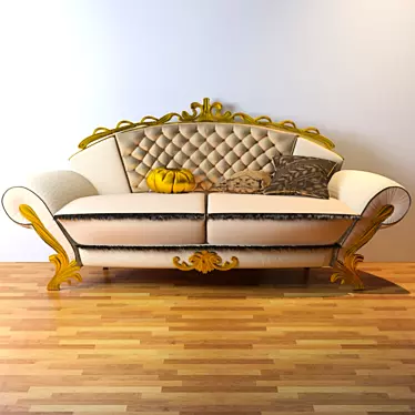 Minimalist Inspired Sofa 3D model image 1 