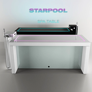 Luxury Foldable Spa Table 3D model image 1 