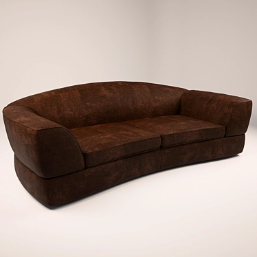 Smania Grankidane: Removable Cushions Sofa 3D model image 1 