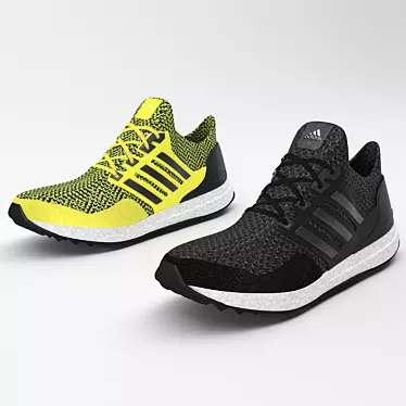 Speed through with adidas Ultra Boost 3D model image 1 