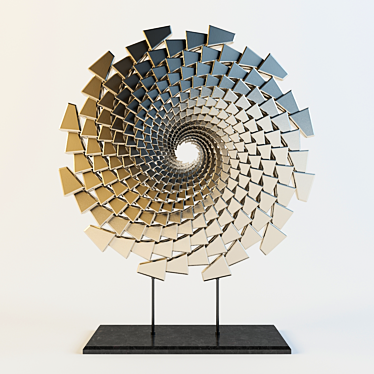 Sculptural decor, disk "galaxy"