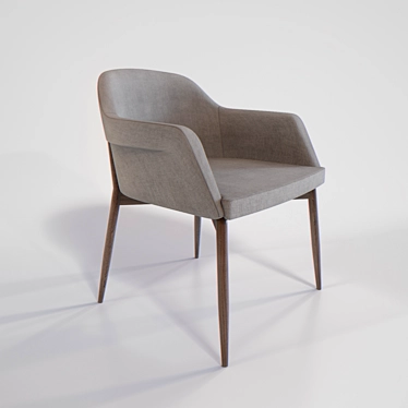 Sleek Billiani Spy Chair 3D model image 1 