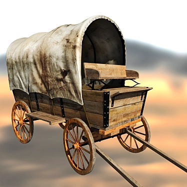 Prairie Caravan 3D model image 1 