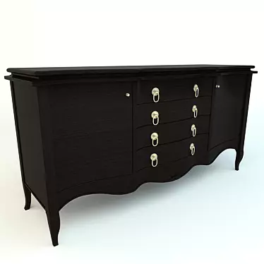 LCI Chest: Modern Italian Design 3D model image 1 