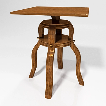 Modern Table Stand 3D model image 1 