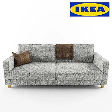 Modern Comfort: Ikea Karlstad Sofa 3D model image 1 