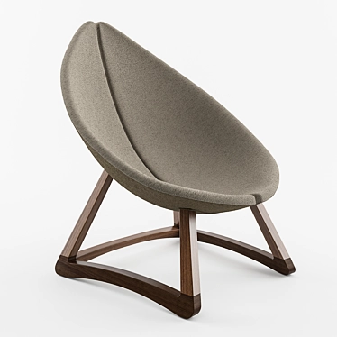 Elegant Minas Chair: Luxurious Comfort 3D model image 1 