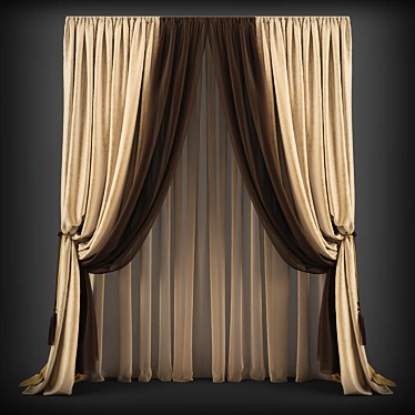 Title: 
Stylish Vintage Curtains

Description:
These beautiful curtains, known as "Shtory97" in Russian, are the 3D model image 1 