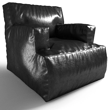 Elegant Leather Chair 3D model image 1 