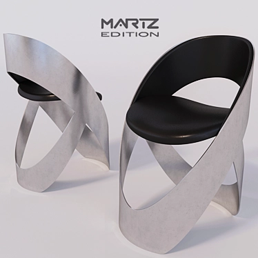 Martz Edition Chair: Sleek and Stylish Seating Solution 3D model image 1 