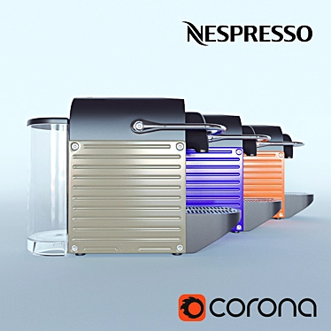 Compact and Stylish Nespresso Pixie Krups 3D model image 1 