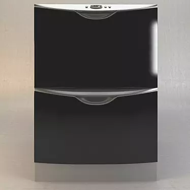 Sleek Dishwasher for Modern Interiors 3D model image 1 