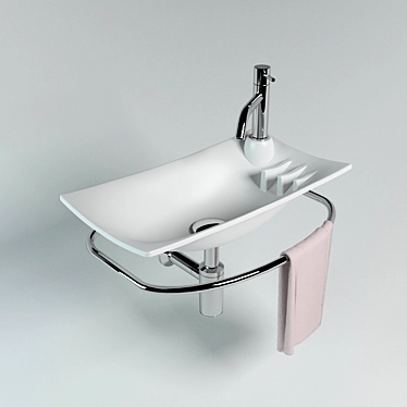 Decotec Feuille Mini Sink - HCPK71 3D model image 1 