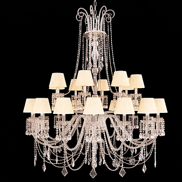 Bohemia VE 873 A5 Chandelier: Luxurious Elegance, Captivating Ambiance 3D model image 1 