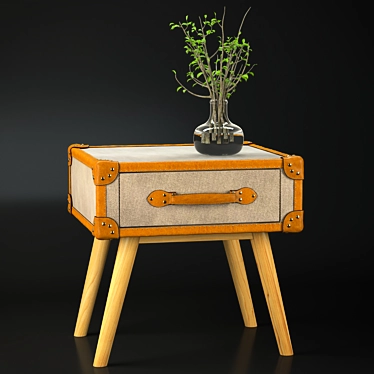 Traveler's Trunk Table 3D model image 1 