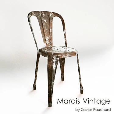 Vintage Loft Chair 3D model image 1 