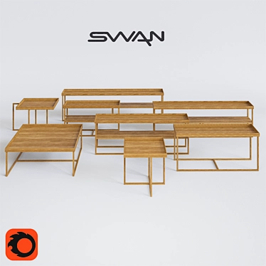 Elegant Match Collection by Swan 3D model image 1 