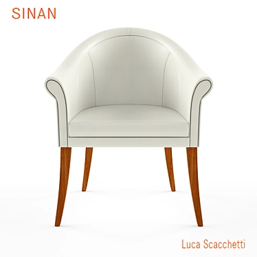 Elegant Sinan Armchair: Ultimate Comfort! 3D model image 1 