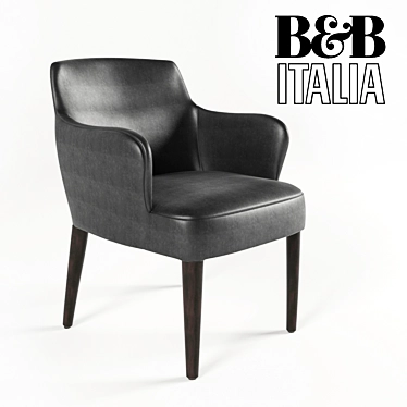 FEBO '15 Leather Chair by B&B ITALIA 3D model image 1 