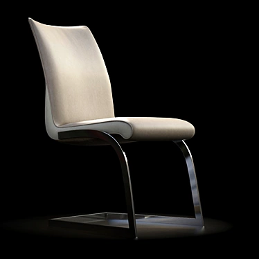 Elegant Diva Chair - Supreme Comfort 3D model image 1 