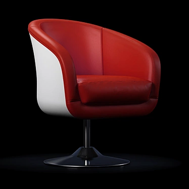 Stylish Deisy Red Design Chair 3D model image 1 