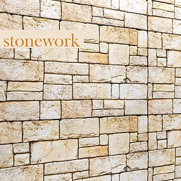 Sturdy Stone: Versatile Masonry Solution 3D model image 1 