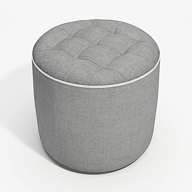 BOLIA Tuckln Pouf - Versatile & Stylish Seating 3D model image 1 