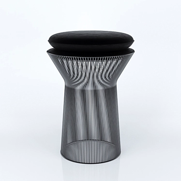 Sleek Platner Stool - Stunning Design 3D model image 1 