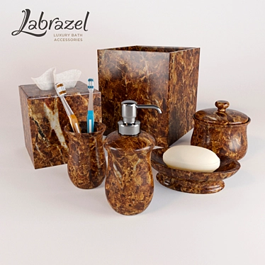 Emperador Bathroom Set (Labrazel) 3D model image 1 