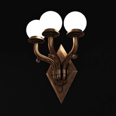 Custom Photo-inspired Sconce 3D model image 1 