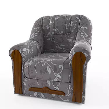 Vintage Comfort: Classic Armchair 3D model image 1 