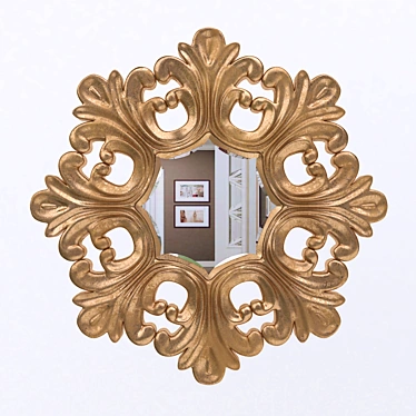 Classic Wall Mirror 3D model image 1 