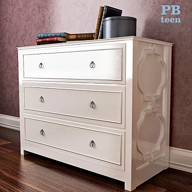 Elegant Elsie Dresser: Perfect Storage Solution 3D model image 1 