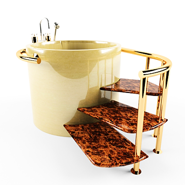 Classic Bathroom Set 3D model image 1 