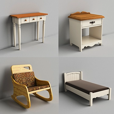 Belfan Wellige: Elegant Furniture Collection 3D model image 1 