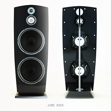 JAMO R909 Floorstanding Speakers 3D model image 1 