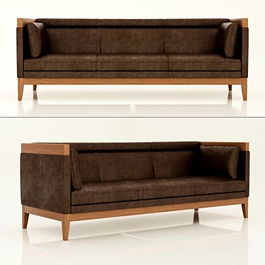 Elegant Hadley Hall Sofa 3D model image 1 