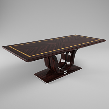 Classic Style Dining Table 3D model image 1 