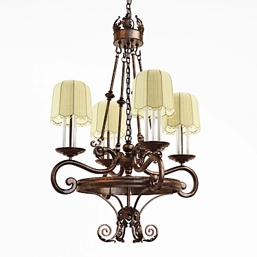 Chandelier bronze pendant