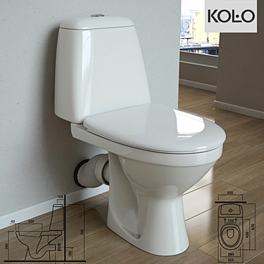 KOLO "SOLO" Compact WC 3D model image 1 