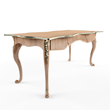 Elegant Office Table 3D model image 1 