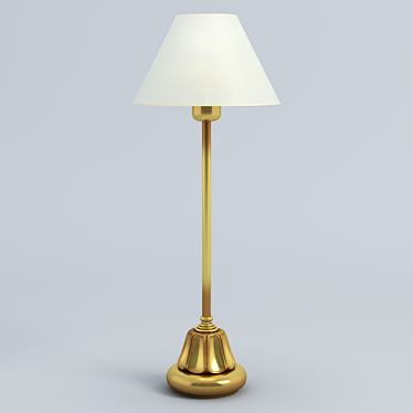 Bejorama Cibeles 2142: Timelessly Chic Brass Lamp 3D model image 1 