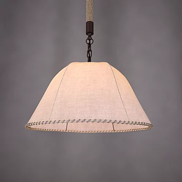 Elegant Vintage Chandelier 3D model image 1 