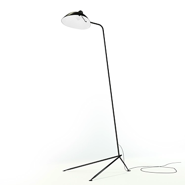 Modern Floor Lamp with Elegant Design 3D model image 1 