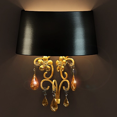 Masiero Fiore di Foglia A2 Silk Chandelier 3D model image 1 