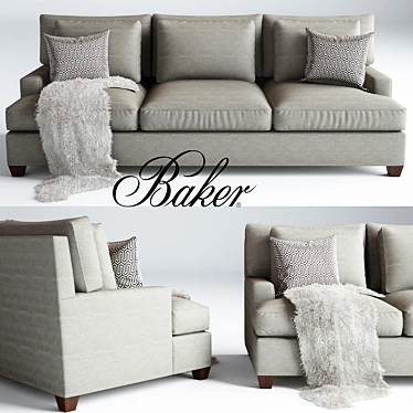 Barbara Barry Loose Back Sofa 3D model image 1 