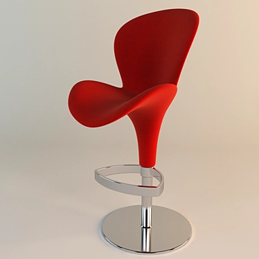 Modern Red Oslo Chair by Tonin Casa 3D model image 1 